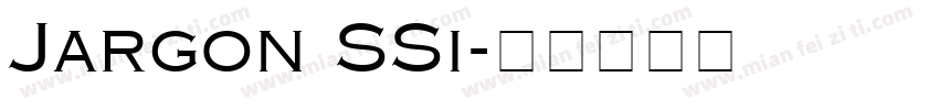 Jargon SSi字体转换